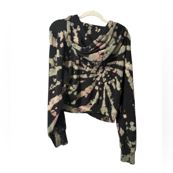 AFRM Sala Hoodie in Earthy Spiral Tie Dye - Picture 4 of 6